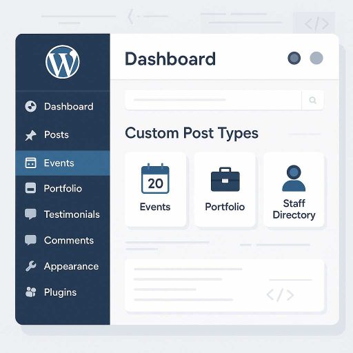 Streamlining Content Workflows with WordPress Custom Post Types