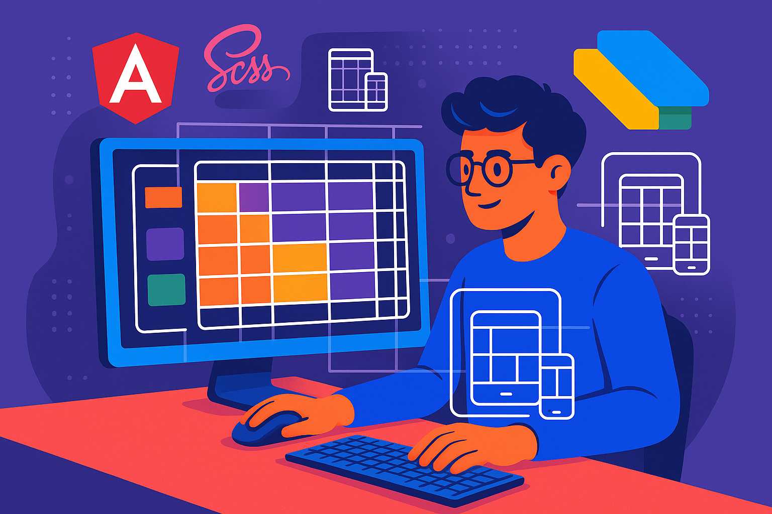 Crafting Responsive Layouts in Angular with SCSS Grid Techniques