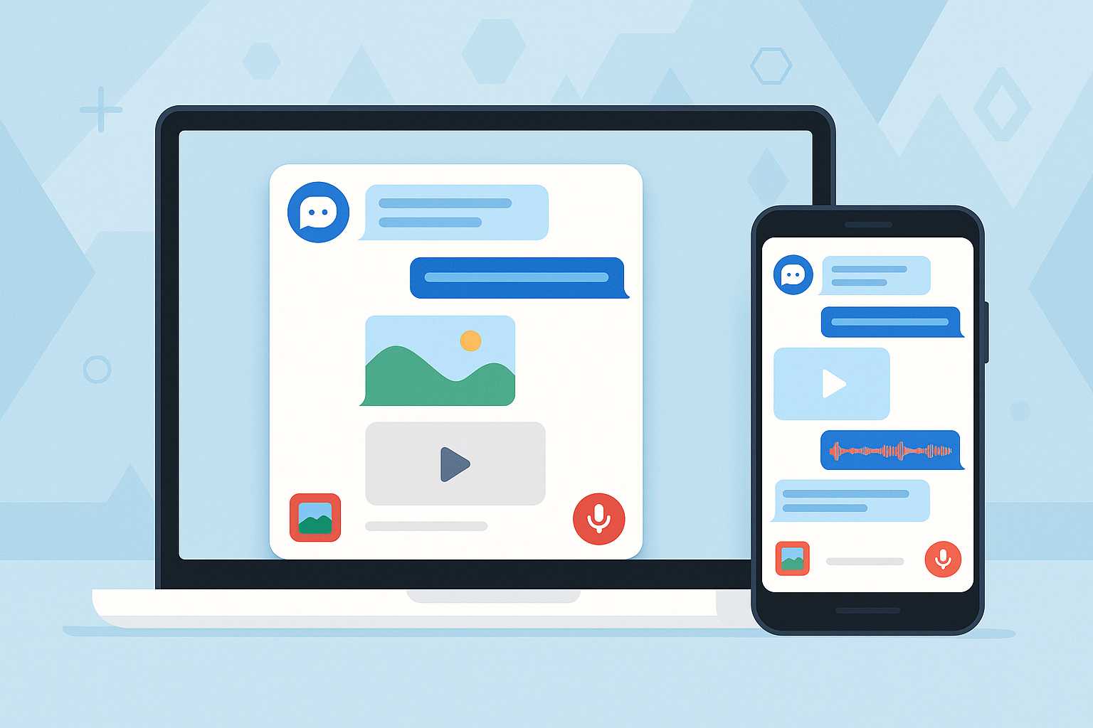 Designing a Multimodal Chatbot User Experience with Material Design and Angular