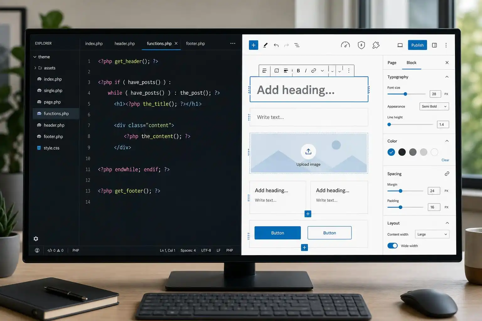Hybrid WordPress Themes Are Becoming the Practical Default for Modern Client Sites
