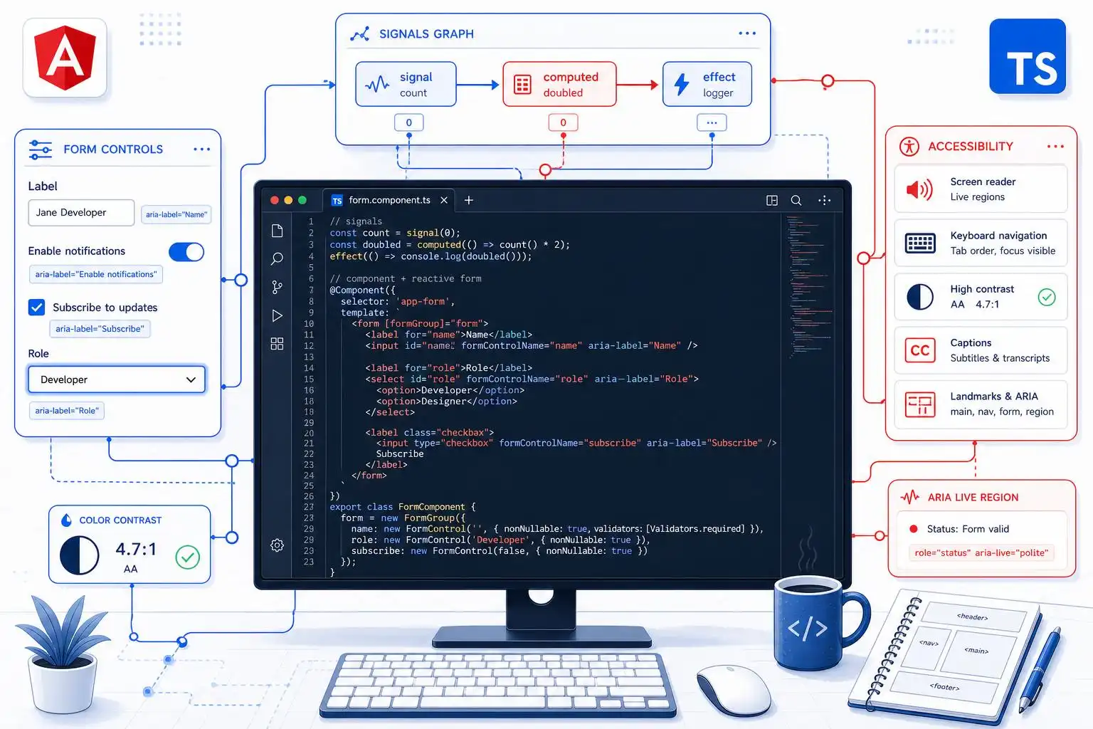 Angular v22 in Practice: Signals, Forms, Accessibility, and the Next Modernization Wave
