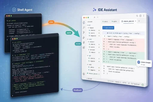 Terminal‑native vs IDE‑native coding agents in 2026: how I actually split the work (and keep costs sane)