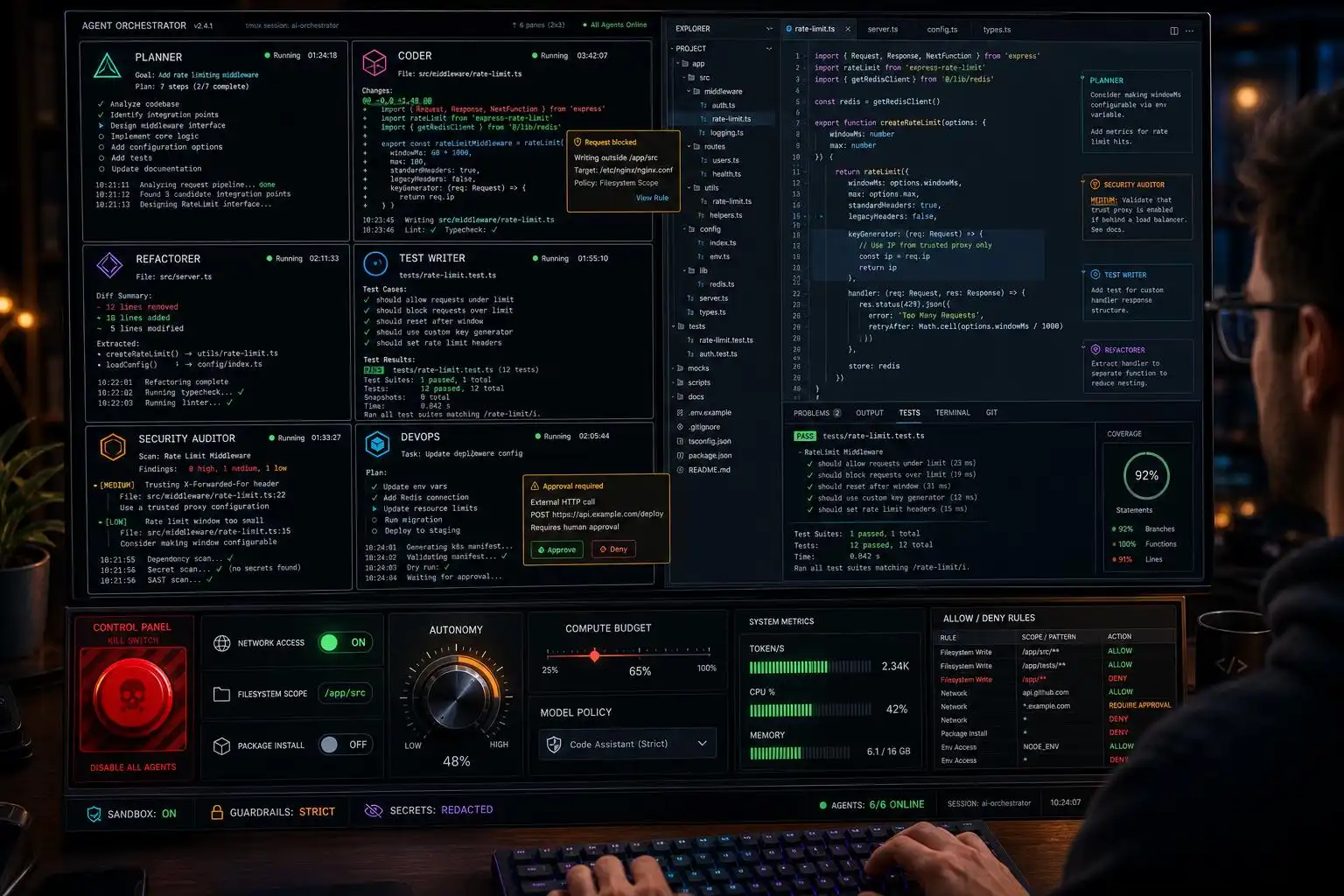 Turn the control dial: choosing 2026 coding agents by operating model — and the guardrails I actually ship