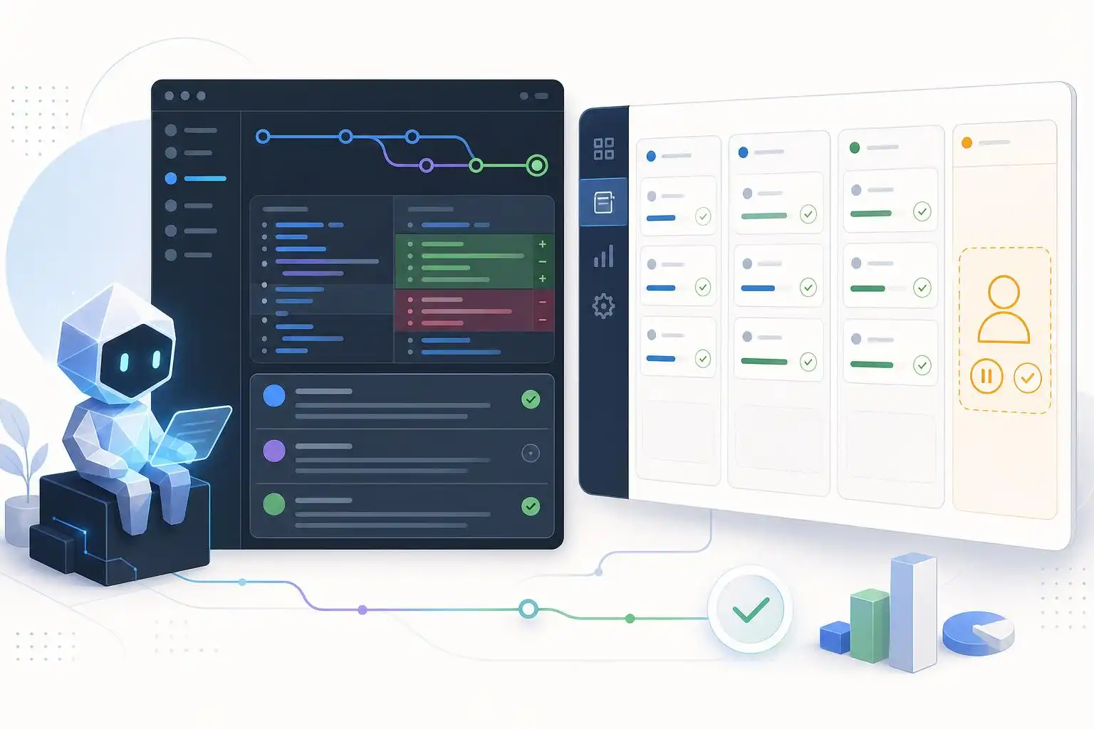 Your coding agent can ship the patch. Should it update the project status?
